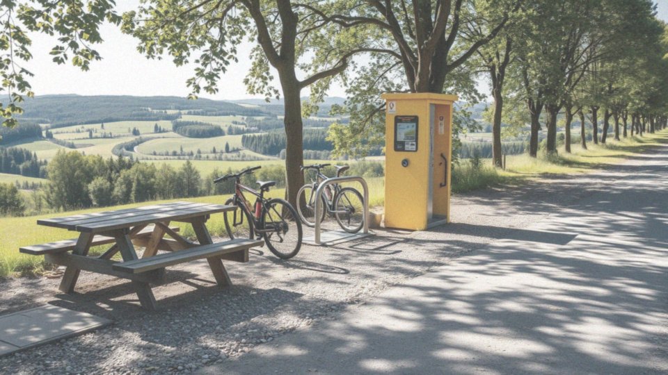 Jaką infrastrukturę posiada Żelazny Szlak Rowerowy?
