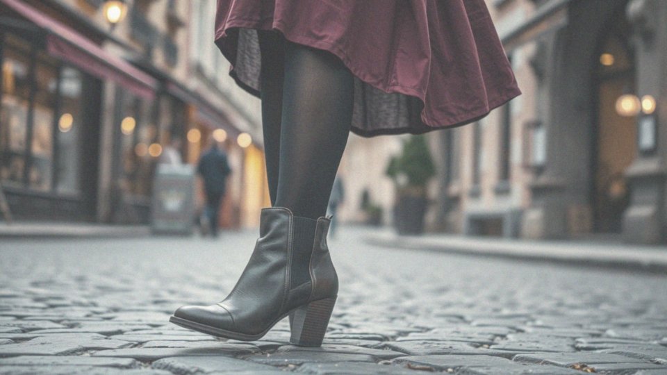 Jakie są zalety noszenia botków zimowych do sukienki?