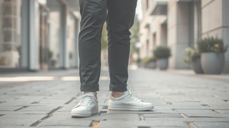 Jakie stylizacje z użyciem spodni 7/8 i butów sportowych są modne?
