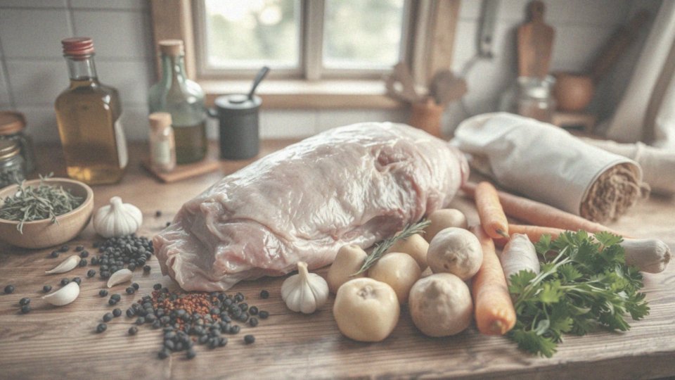 Jakie składniki są potrzebne do karkówki pieczonej w rękawie?