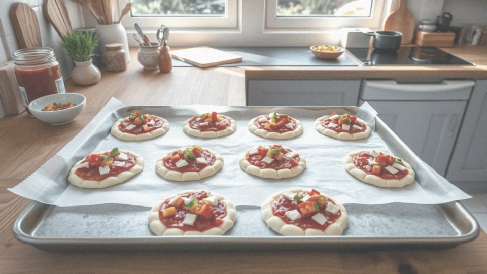 Jak przygotować mini pizze z ciasta na pierogi?