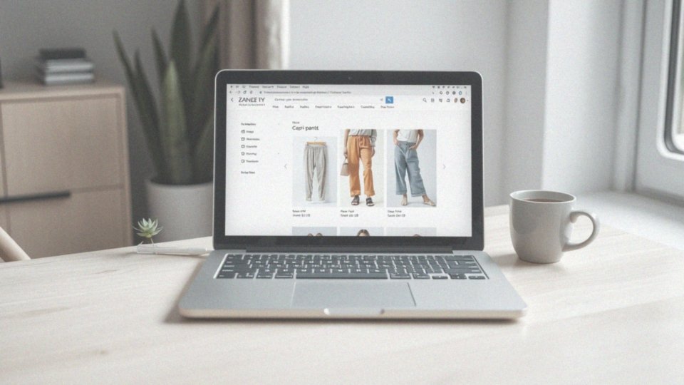 Gdzie można kupić spodnie capri damskie online?