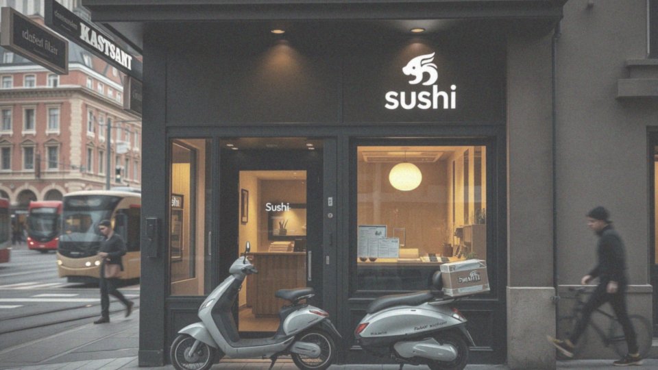 Jakie metody dostawy używane przez sklepy sushi w Warszawie?