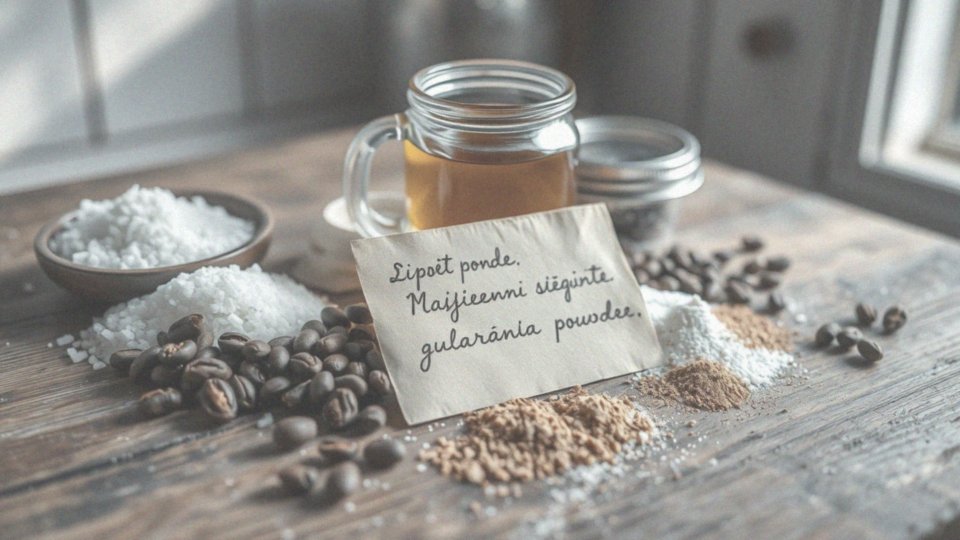 Jakie składniki wchodzą w skład cukierków z kofeiną?